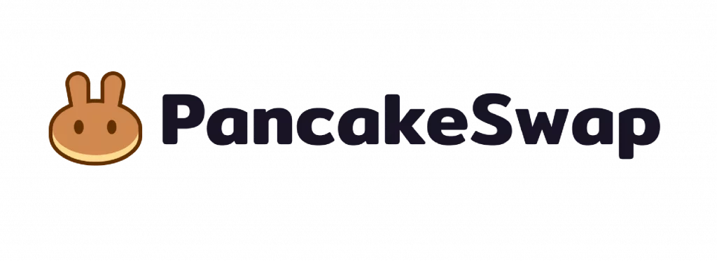 Logo crittografico PancakeSwap PNG Ritaglio 1024x373 1